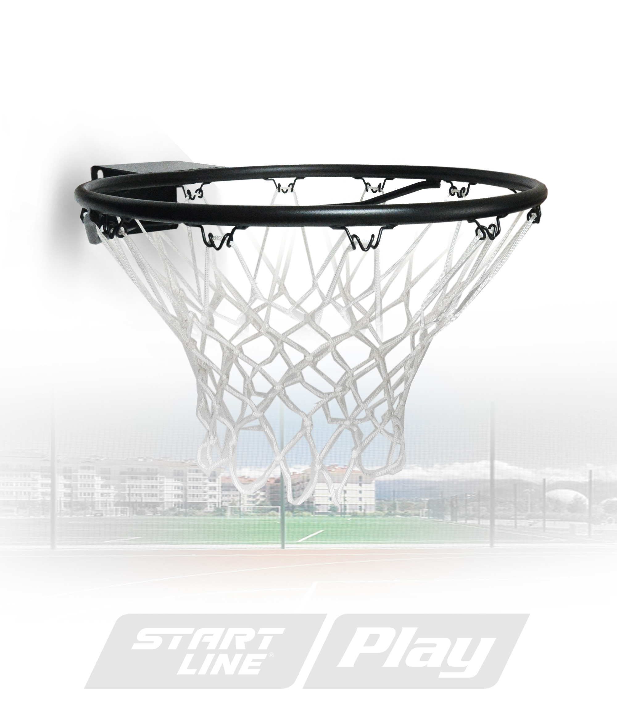 Кольцо баскетбольное Start Line Play No7 с сеткой.
