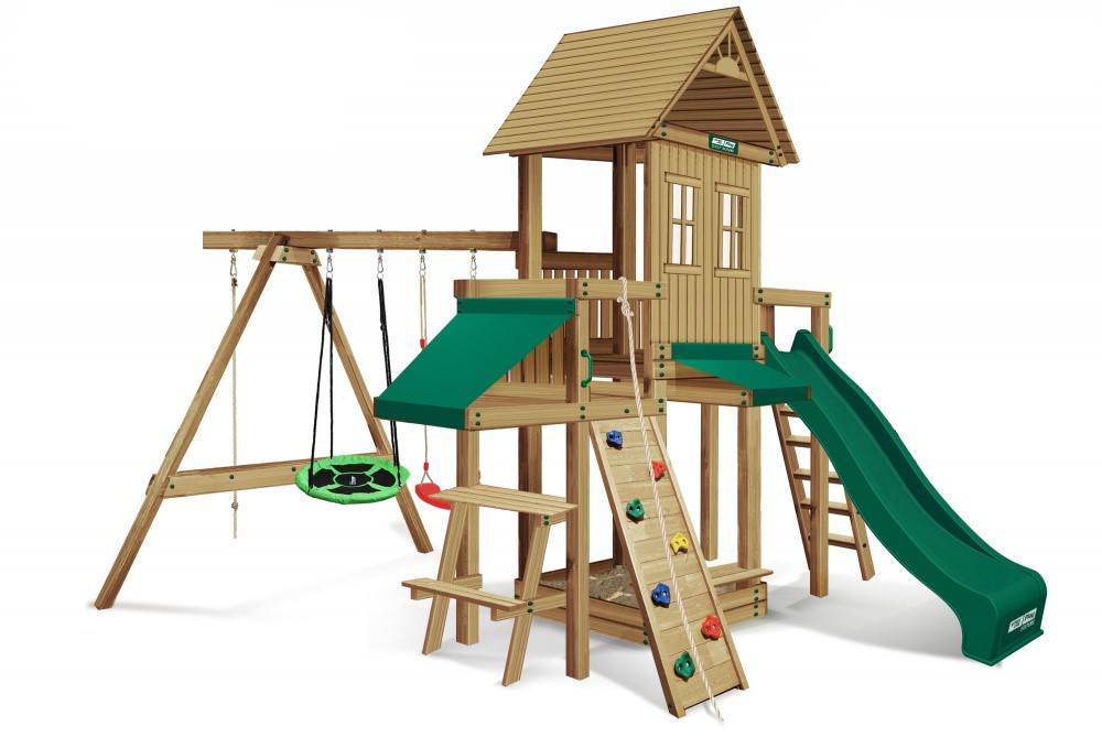 Детская деревянная площадка slp systems EXCLUSIVE премиум Север