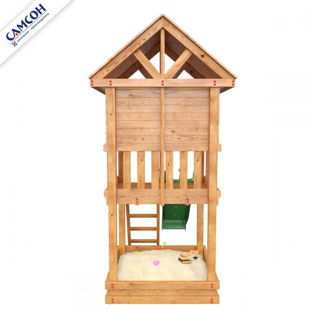 Детская деревянная площадка Сибирика Башня