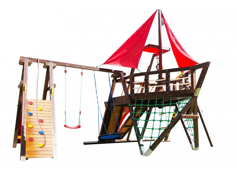 Детская игровая площадка-корабль Каравелла