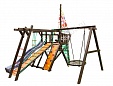 Детская игровая деревянная площадка-корабль «Фрегат»