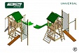 Детская деревянная площадка slp systems UNIVERSAL премиум Север