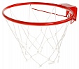 Кольцо баскетбольное металл No5 Люкс d-380мм с сеткой