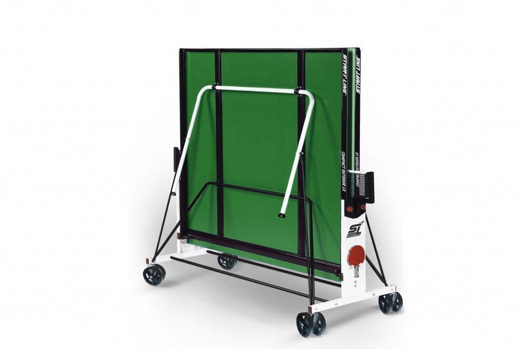 Теннисный стол Всепогодный Start Line Compact Outdoor LX green с сеткой