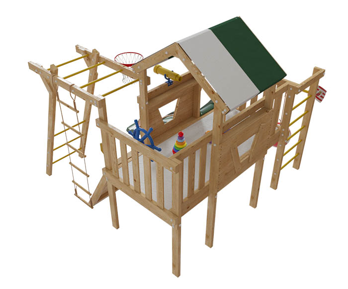 Детская игровая кровать для дома и дачи ПАТРИК