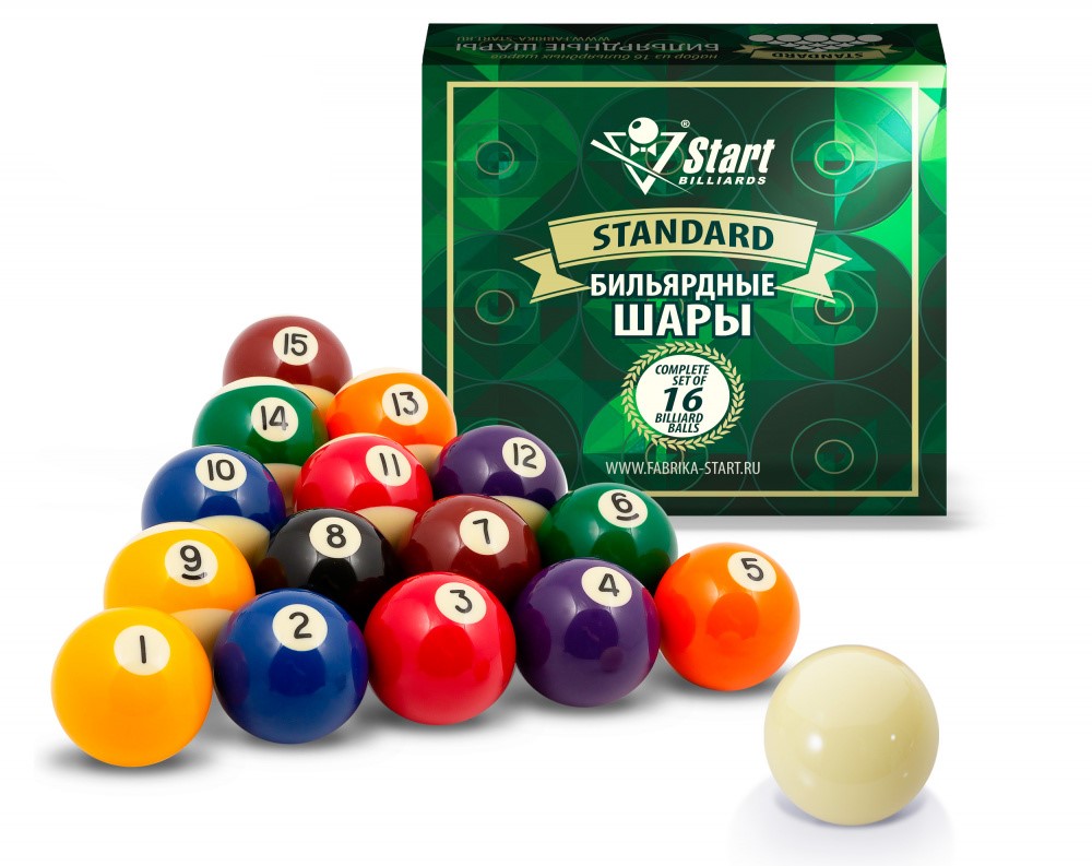 Шары Start Billiards Premium ПУЛ 57мм 