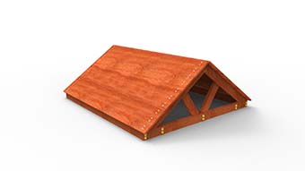 Крыша деревянная для ДИП Самсон