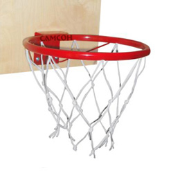 Кольцо баскетбольное со щитом и сеткой