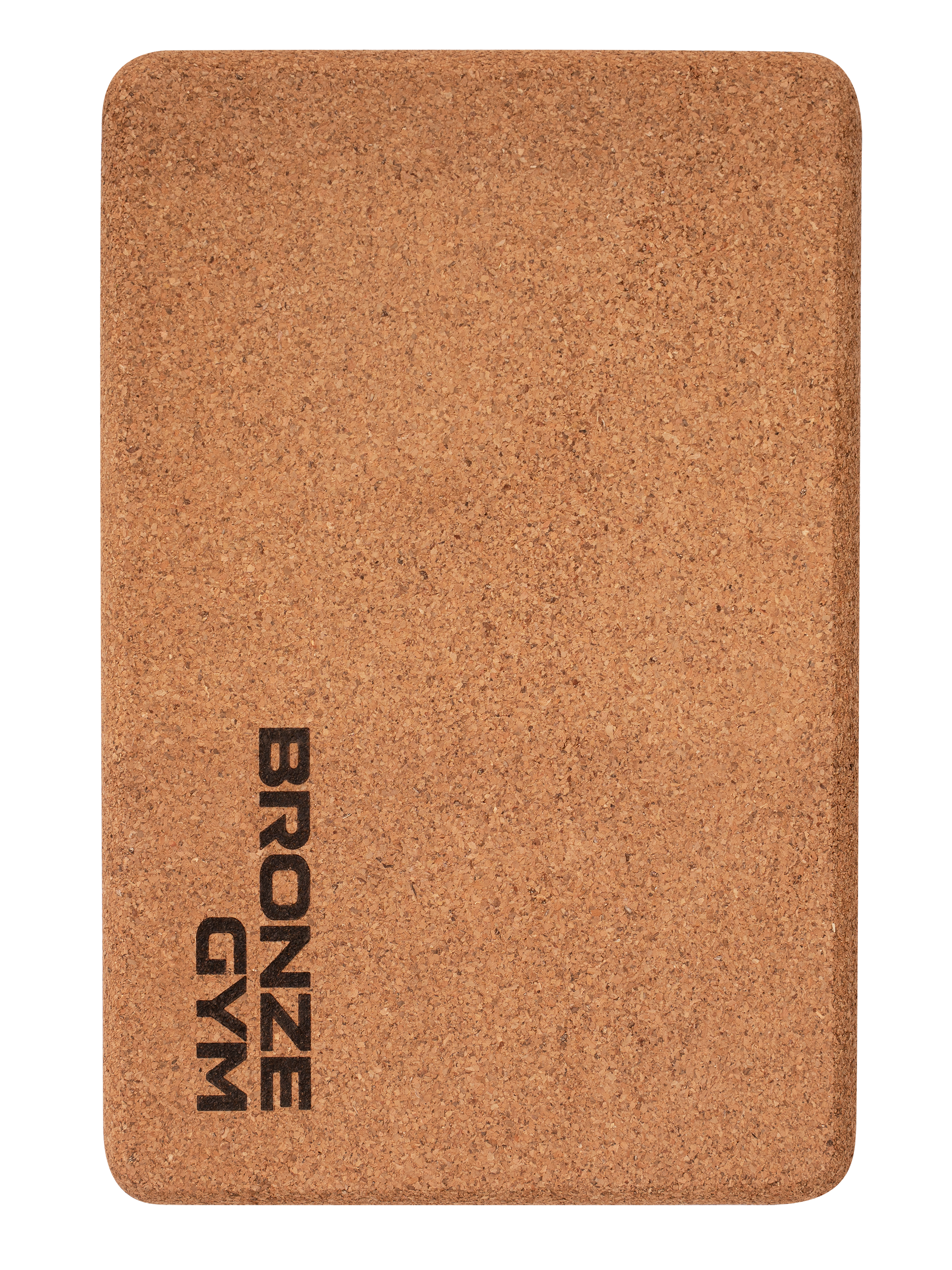 Блок для йоги BRONZE GYM, 23х15х7,5 см.,пробка