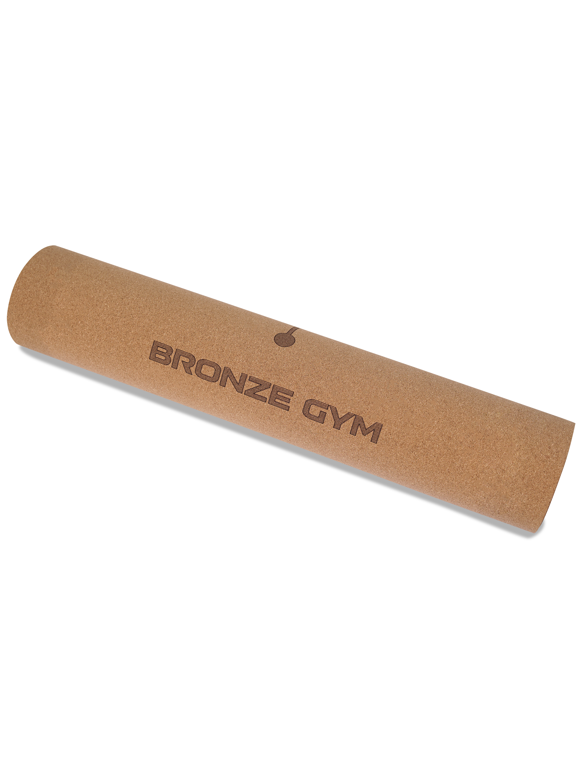 Коврик для йоги и пилатеса BRONZE GYM 173x60x0,6см.,пробка