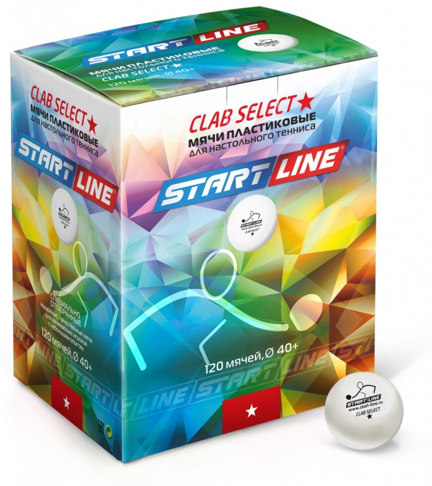 Теннисные шарики Start Line Club Select (120 шт.)