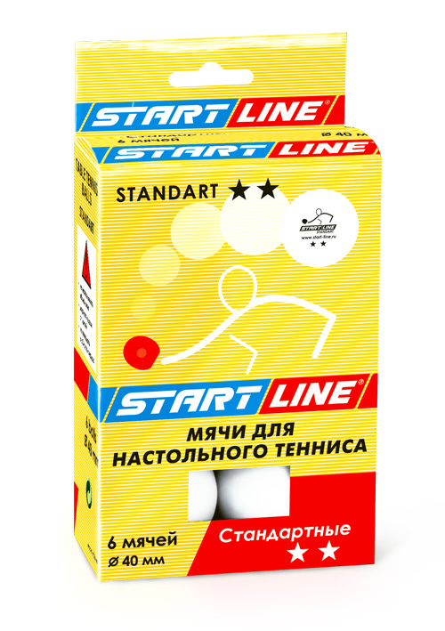 Теннисные шарики Start Line Standart (6 шт.)