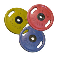 Диски 51 мм. цветные MB Barbell Евро-Классик с ручками