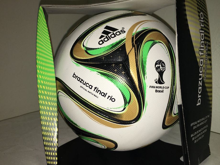 Мяч футбольный ADIDAS WC2014 Brazuca Final - купить в интернет магазине Спорт-Сити, Новосибирск. Отзывы, инструкция, фото, технические характеристики