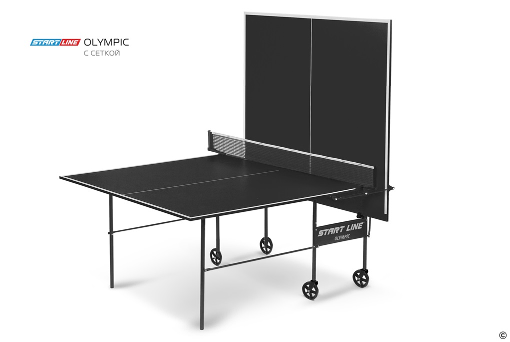 Теннисный стол Start Line Olympic с сеткой Black