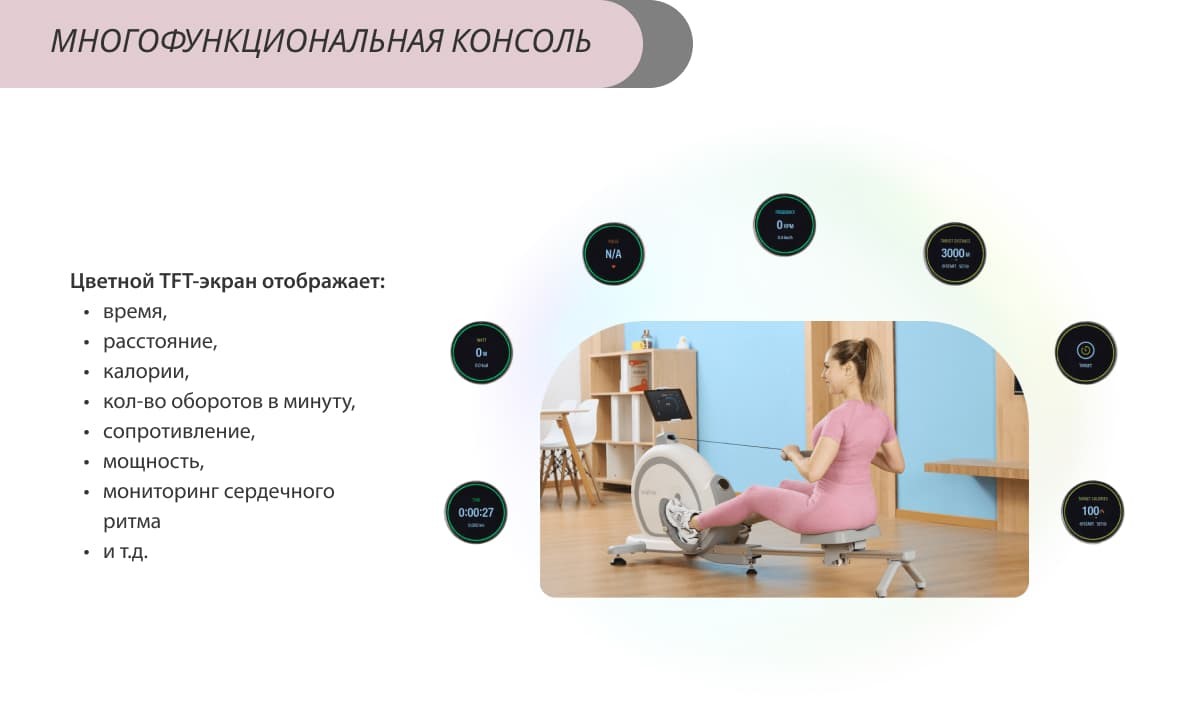 Гребной тренажер Hasttings Snailcle M1