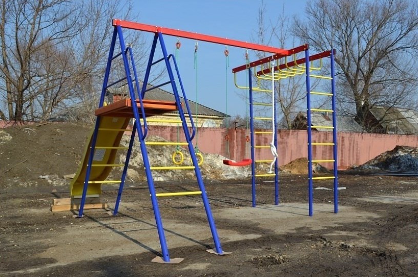Детская металлическая игровая площадка Гелиос с горкой - купить в интернет  магазине Спорт-Сити, Новосибирск. Отзывы, инструкция, фото, технические  характеристики