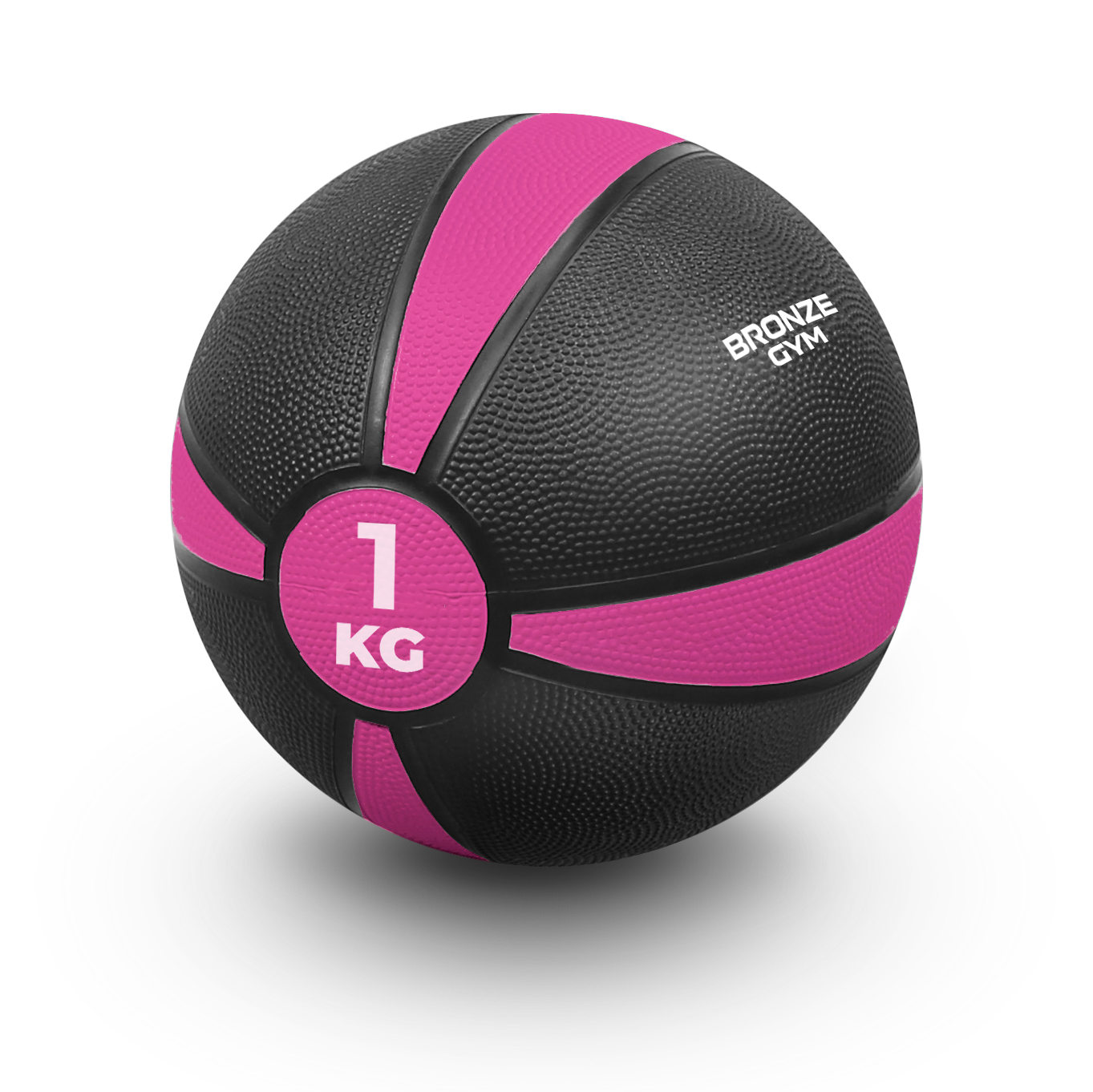 Медбол резиновый BRONZE GYM, 1 кг.