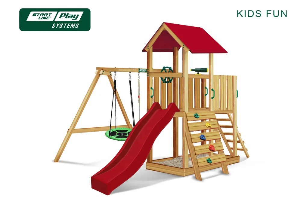 Детская деревянная площадка slp systems KIDS FUN эконом