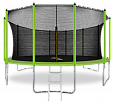 ARLAND Батут 16FT с внутренней страховочной сеткой и лестницей (Light green) 