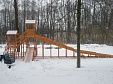 Зимняя деревянная горка "Зима" без покрытия