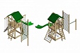 Детская деревянная площадка slp systems SPORT стандарт 