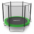 Батут UNIX line Simple 6 ft Green (outside) с внешней защитной сеткой и лестницей