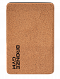 Блок для йоги BRONZE GYM, 23х15х7,5 см.,пробка