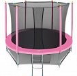 Батут Hasttings Classic Pink (3,05 м) с внутренней защитной сеткой и лестницей