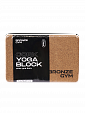 Блок для йоги BRONZE GYM, 23х15х7,5 см.,пробка